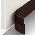Ohuhu Wide 3.4" Door Draft Stopper, 1.4" Adhesive Weather Stripping Seal | 39" by Ohuhu