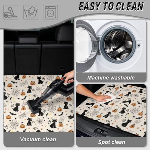 Halloween Cat Car Trunk Mat Universal Fit 29"x39" - Image 5