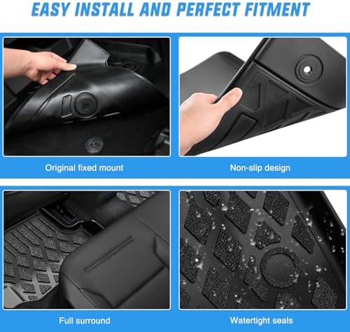 Nilight TPE Floor Mats for Ford Expedition & Max Bench Seat - Image 4