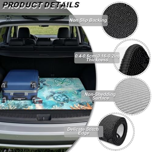 ELEQIN Car Cargo Liner Non Slip Backing Cargo Mat Rear Trunk Liner All Weather - Image 6
