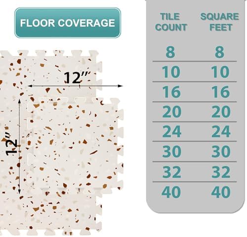 Sorbus Wood Grain Foam Floor Tiles - Image 2