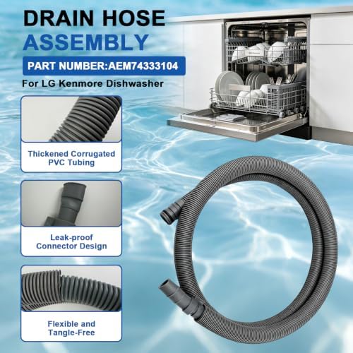 AEM74333104 Drain Hose Assembly Replacement - Image 5