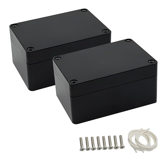 Junction Box IP65 Waterproof Project Box Dustproof ABS Plastic Electrical Boxes by LeMotech
