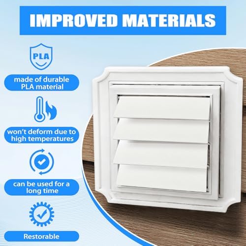 4 Inch Dryer Vent Flap Replacements - Image 3