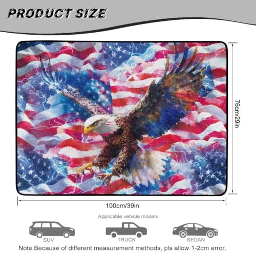 ELEQIN Trunk Cargo Liner for Cars SUV Sedan Truck Non Slip Backing Car Cargo - Image 7