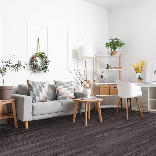 Sorbus Interlocking Wood Grain Foam Floor Tiles - Image 3
