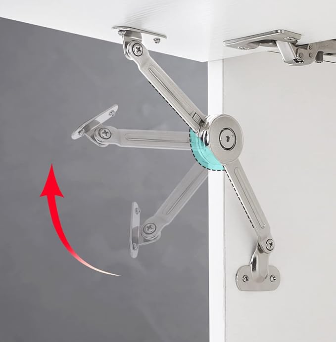 2 Packs Qrity Cabinet Cupborad Furniture Door Lift Stay Support Hinge Damper - Image 7