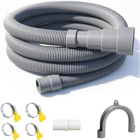 Washing Machine Drain Hose 6.5ft Flexible Dishwasher Drain Hose Extension Kit by Unknown