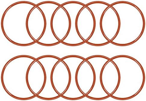 uxcell Silicone O-Ring, 44mm Outside Diameter, 39.2mm Inner Diameter, 2.4mm by uxcell