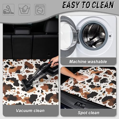 Cow Spot Waterproof Car Trunk Mat 29"x39" - Image 5