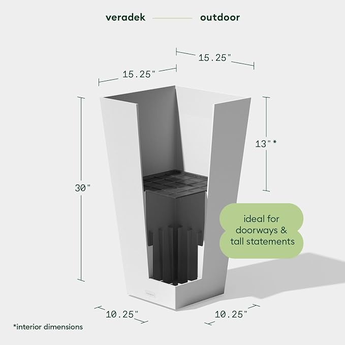 Veradek Pure Series Taper Planter - Image 2