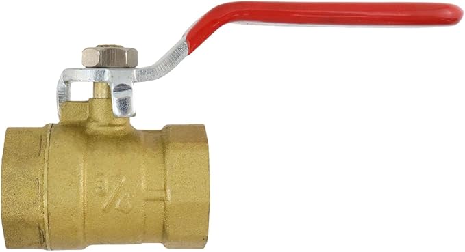 Brass Ball Valve Shut Off Switch 3/4" Female to 3/4" Female | Thick Brass - Image 4