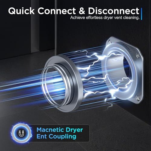 Magnetic Dryer Vent Coupling, 4-Inch Dryer Vent Connector - Image 2