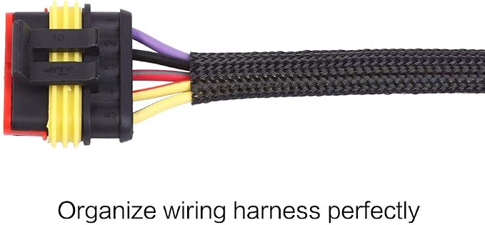 Keco 100ft – 3/4 inch PET Braided Expandable Cable Sleeve – Wire Sleeving - Image 3
