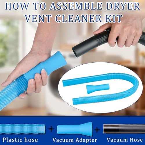 Dryer Vent Cleaner Kit with Vacuum Hose Attachment - Image 6