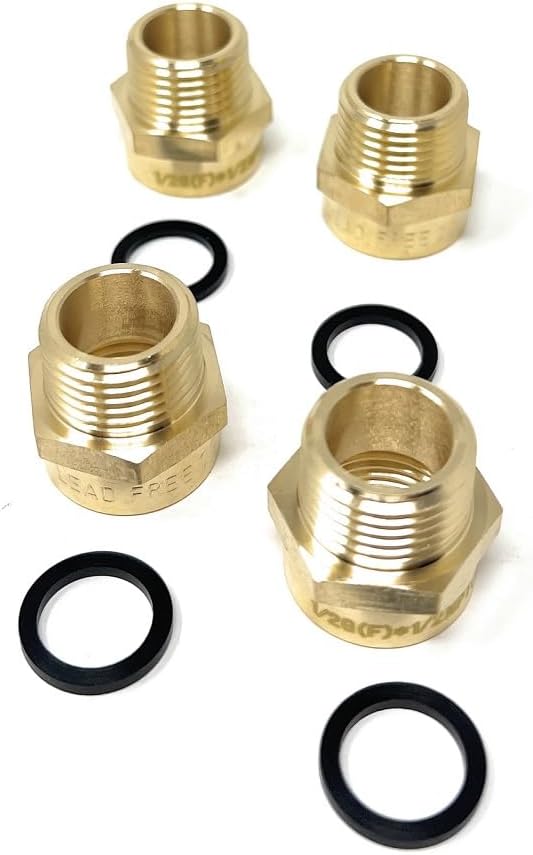 G Thread Female to NPT Thread Male Pipe Fitting Adapter | Lead-Free by CascadaShowers