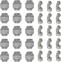 Conduit Connectors, 1-1/2 Inch Liquid Tight Connector NPT Non-Metallic by HDHAODA