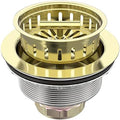 BOTEMY B9171 Gold Kitchen Sink Drain Kit 3 1/2 Sink Strainer by BOTEMY