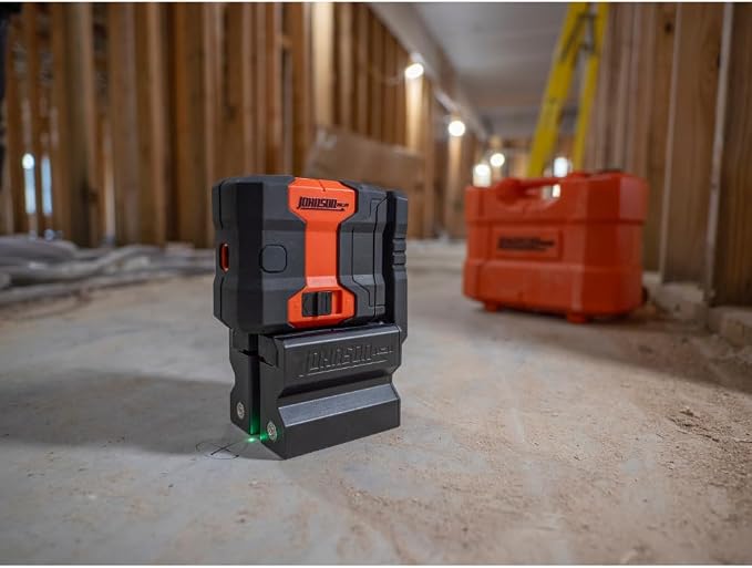 Johnson Level & Tool JDT300-GN3D Laser Level, Self-Leveling Kit 3 Dot Laser - Image 5