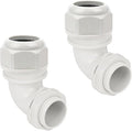 M40 Cable Gland, 90 Degree Adjustable 26-33mm Cable Range Strain Relief by LeMotech