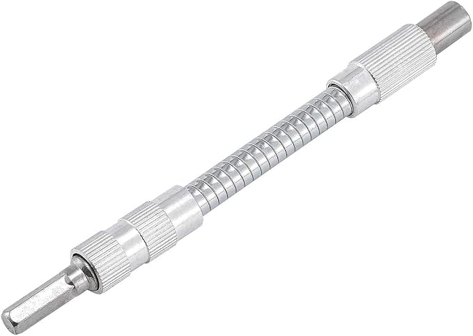 1 Pcs Mixed Drive Flexible Socket Extension Bar Adapter -150mm, 6.35mm Alloy by HOHXEN
