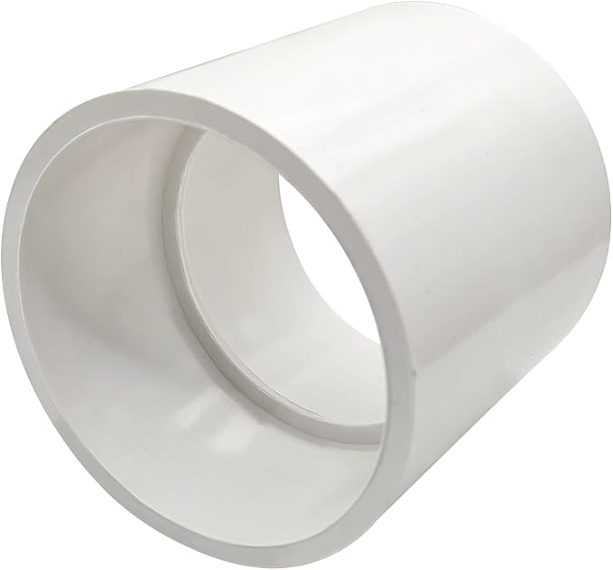 3" PVC Pipe Coupling Slip SCH40 White | Connector Adapter Pipe Fitting - Image 4