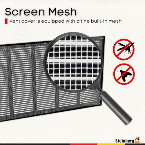 Steinberg14 Black Vent Cover 18x10 - Image 3