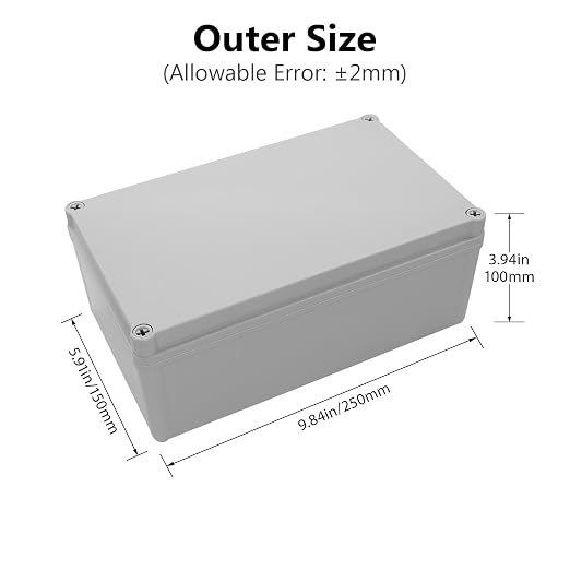 Junction Box IP67 Waterproof Dustproof ABS Plastic Project Box - Image 2