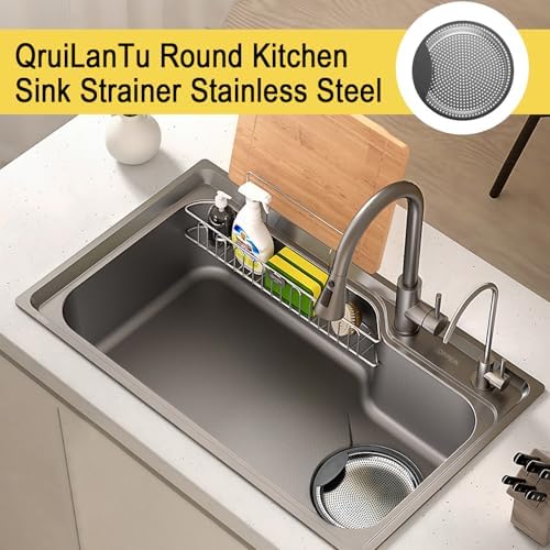 Kitchen Sink Strainer Stainless Steel, Sink Drain Strainer Basket - Image 2