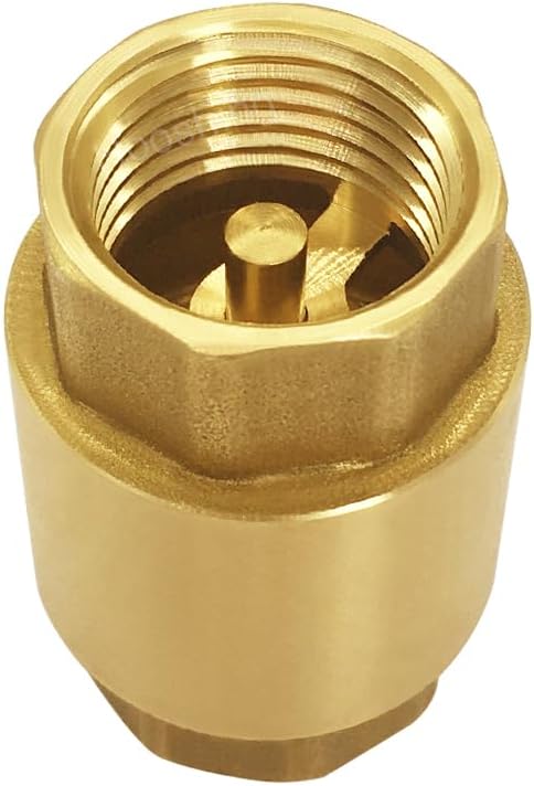 Hooshing 2PCS Spring Check Valve 3/4" NPT Female Thread Backflow Preventer | - Image 5