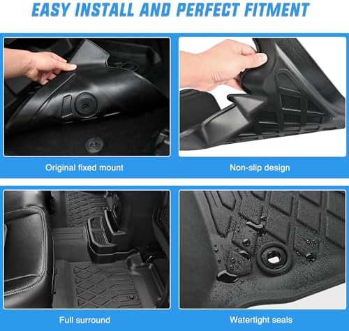 Nilight TPE Floor Mats for Ford Bronco 4 Door - Image 4