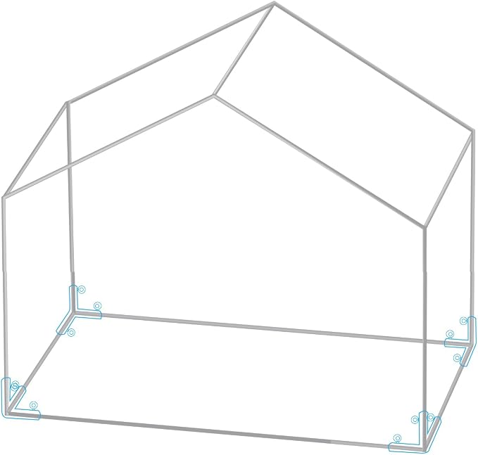 Aoneky 1'' Corner Canopy Fitting Couplers Kit - Image 2