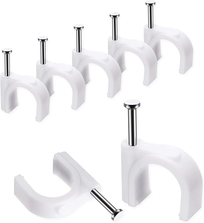 Abnii Cable Nails Clips, Wire Wall Clips, Cable Management Organizer Clip by Abnii