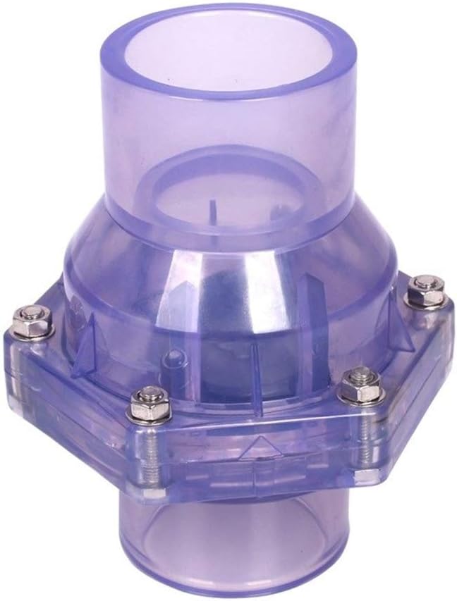 Check Valve, 40mm 50mm 63mm Transparent U-PVC Sewer Deodorization Non-Return by Unknown
