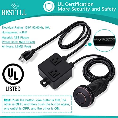BESTILL Garbage Disposal Air Switch Kit - Image 3