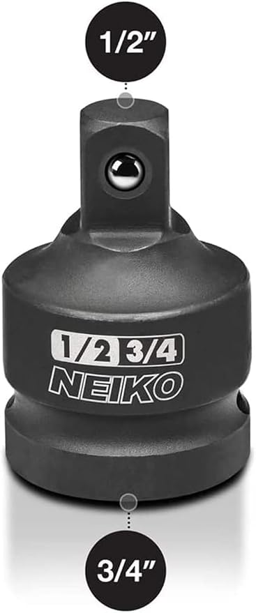 NEIKO 30237A 3/4" Female to 1/2" Male Impact Adapter | Socket Adapter Reducer | - Image 2