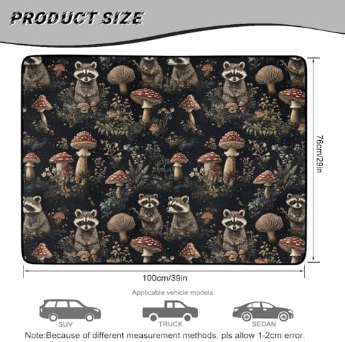 Pink Ribbon Trunk Mat for Car Snow Gear Trunk Mat Universal Waterproof Cargo - Image 7