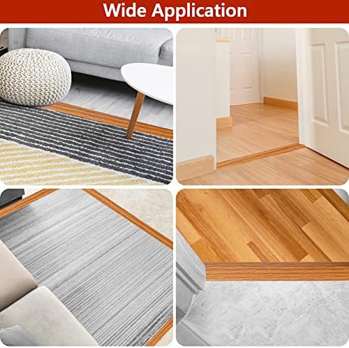 20Ft Floor Transition Strip Self Adhesive Carpet to Tile Floor Edging Trim PVC - Image 6