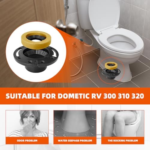RV Toilet Flange with Wax Ring Repair Kit - Image 5