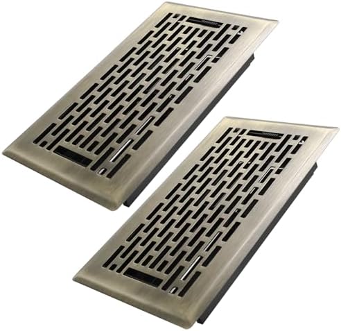 Howeall 4x8 Inches 2 Pack Heavy Duty Walkable Floor Register by Howeall