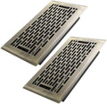 Howeall 4x8 Inches 2 Pack Heavy Duty Walkable Floor Register by Howeall