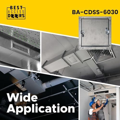 Best 10" x 10" Self-Stick Duct Access Door - Image 6