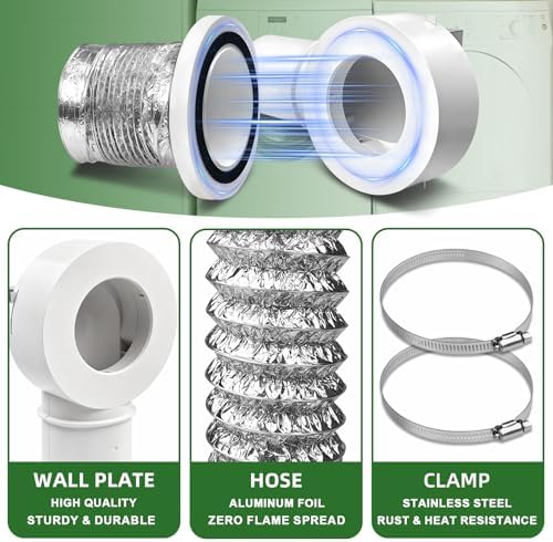 Magnetic Dryer Vent Coupling Connector Kit DV90 Airtight Seal - Image 5