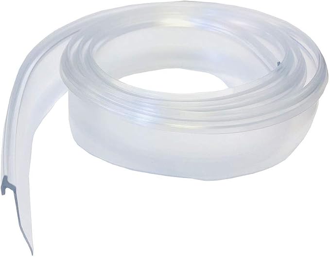 Gordon Glass® Angled Clear Vinyl Slide-in Sweep|Wipe|Seal|Drip by HLLNWB