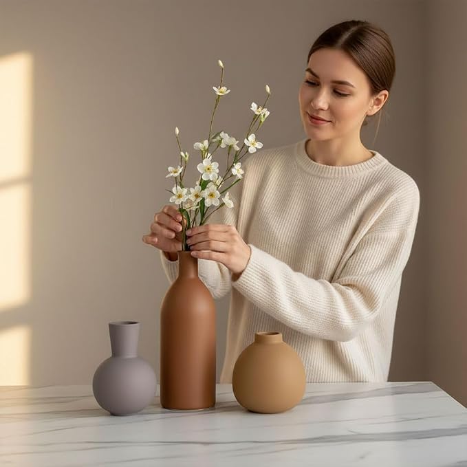 Ceramic Vase Set of 3 - Image 4