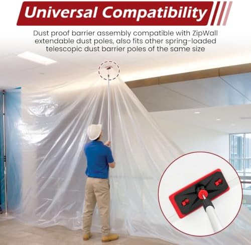 2Set Dust Proof Barrier Head 2 Heads & 2 Top Plates Pack - Image 4