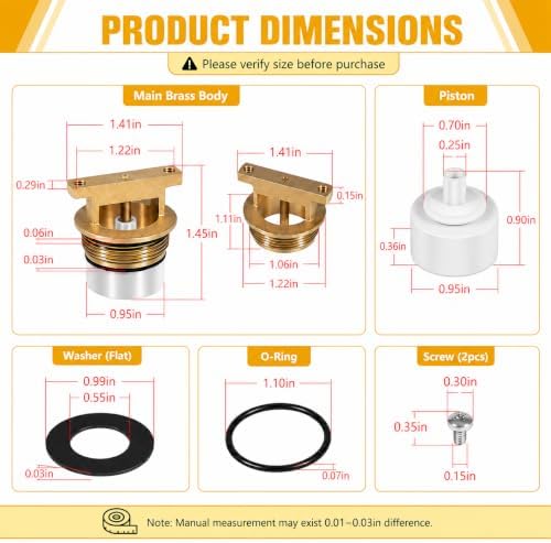 B-0969-RK01 Vacuum Breaker Kit for T&S Brass B-0969 - Image 7