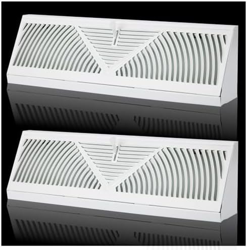 2PK 18 inch Baseboard Register Vent by EXCELFU