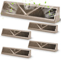 Yaocom 4 Pcs Baseboard Register Vent 24 Inch Duct Opening Size Baseboard Vent by Yaocom