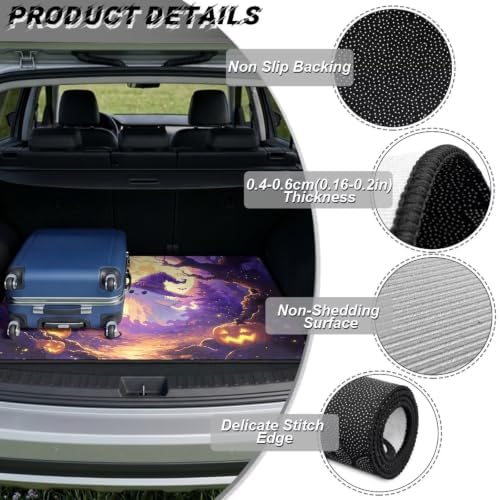 Purple Ghost Lantern All Weather Trunk Mat 29"x39" - Image 6